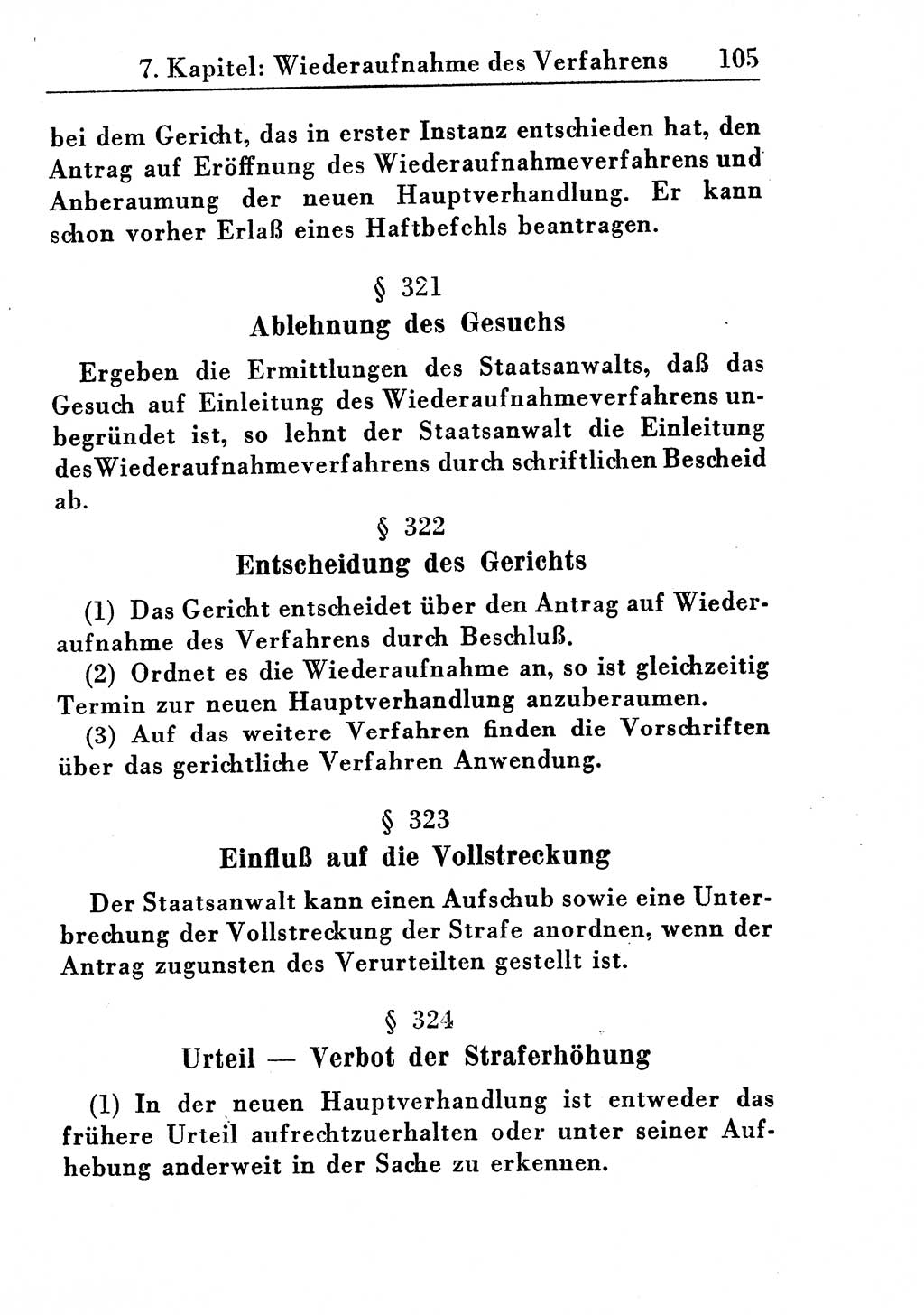 Strafprozeßordnung (StPO), Gerichtsverfassungsgesetz (GVG), Staatsanwaltsgesetz (StAG) und Jugendgerichtsgesetz (JGG) [Deutsche Demokratische Republik (DDR)] 1955, Seite 105 (StPO GVG StAG JGG DDR 1955, S. 105)