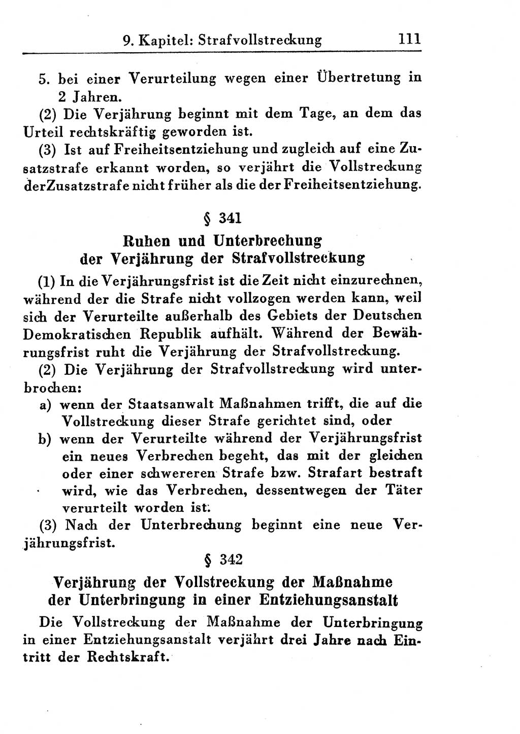 Strafprozeßordnung (StPO), Gerichtsverfassungsgesetz (GVG), Staatsanwaltsgesetz (StAG) und Jugendgerichtsgesetz (JGG) [Deutsche Demokratische Republik (DDR)] 1955, Seite 111 (StPO GVG StAG JGG DDR 1955, S. 111)