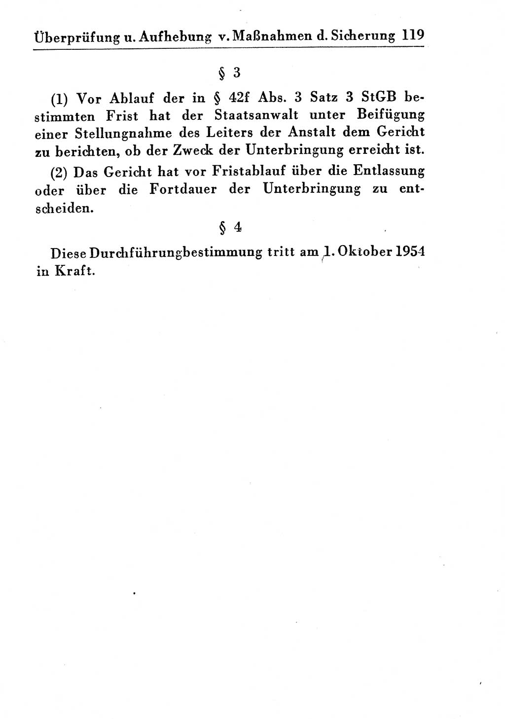 Strafprozeßordnung (StPO), Gerichtsverfassungsgesetz (GVG), Staatsanwaltsgesetz (StAG) und Jugendgerichtsgesetz (JGG) [Deutsche Demokratische Republik (DDR)] 1955, Seite 119 (StPO GVG StAG JGG DDR 1955, S. 119)
