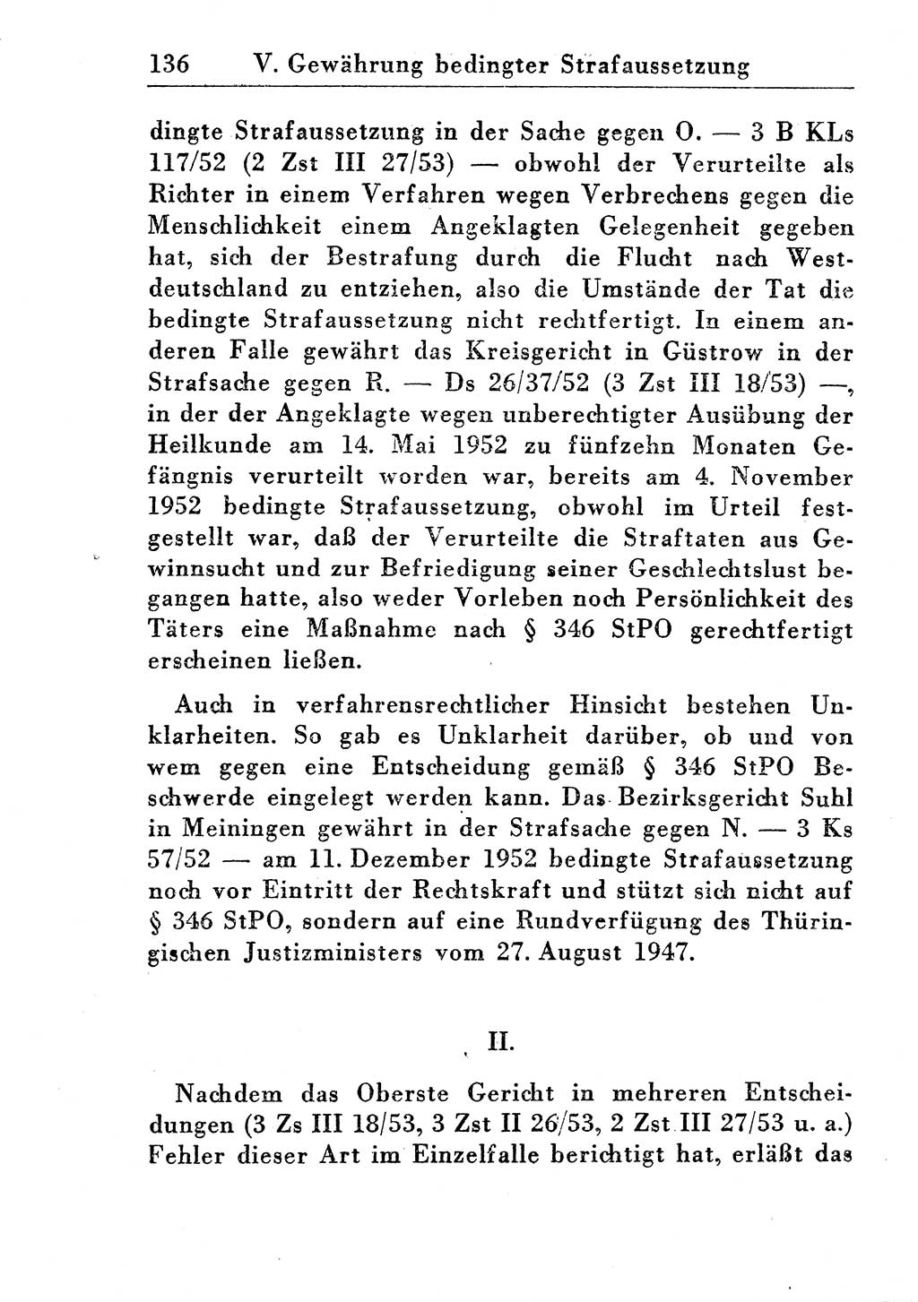 Strafprozeßordnung (StPO), Gerichtsverfassungsgesetz (GVG), Staatsanwaltsgesetz (StAG) und Jugendgerichtsgesetz (JGG) [Deutsche Demokratische Republik (DDR)] 1955, Seite 136 (StPO GVG StAG JGG DDR 1955, S. 136)