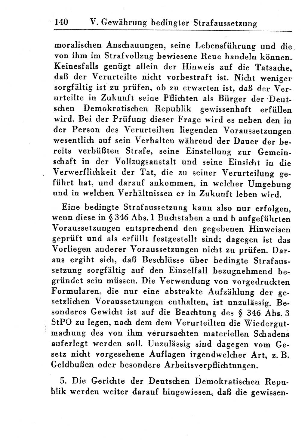 Strafprozeßordnung (StPO), Gerichtsverfassungsgesetz (GVG), Staatsanwaltsgesetz (StAG) und Jugendgerichtsgesetz (JGG) [Deutsche Demokratische Republik (DDR)] 1955, Seite 140 (StPO GVG StAG JGG DDR 1955, S. 140)