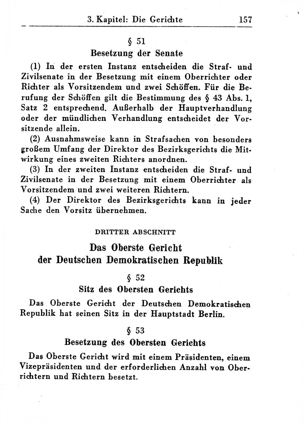 Strafprozeßordnung (StPO), Gerichtsverfassungsgesetz (GVG), Staatsanwaltsgesetz (StAG) und Jugendgerichtsgesetz (JGG) [Deutsche Demokratische Republik (DDR)] 1955, Seite 157 (StPO GVG StAG JGG DDR 1955, S. 157)