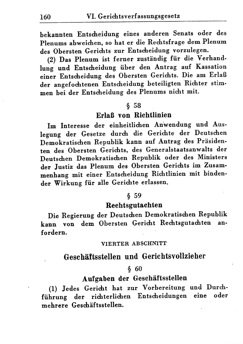 Strafprozeßordnung (StPO), Gerichtsverfassungsgesetz (GVG), Staatsanwaltsgesetz (StAG) und Jugendgerichtsgesetz (JGG) [Deutsche Demokratische Republik (DDR)] 1955, Seite 160 (StPO GVG StAG JGG DDR 1955, S. 160)