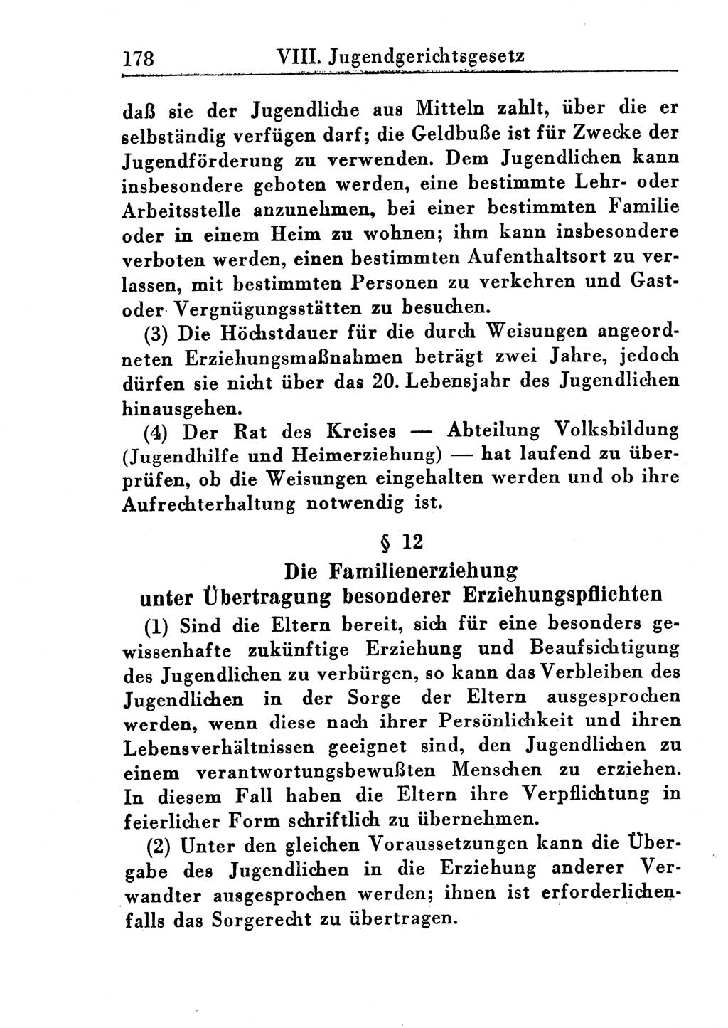 Strafprozeßordnung (StPO), Gerichtsverfassungsgesetz (GVG), Staatsanwaltsgesetz (StAG) und Jugendgerichtsgesetz (JGG) [Deutsche Demokratische Republik (DDR)] 1955, Seite 178 (StPO GVG StAG JGG DDR 1955, S. 178)