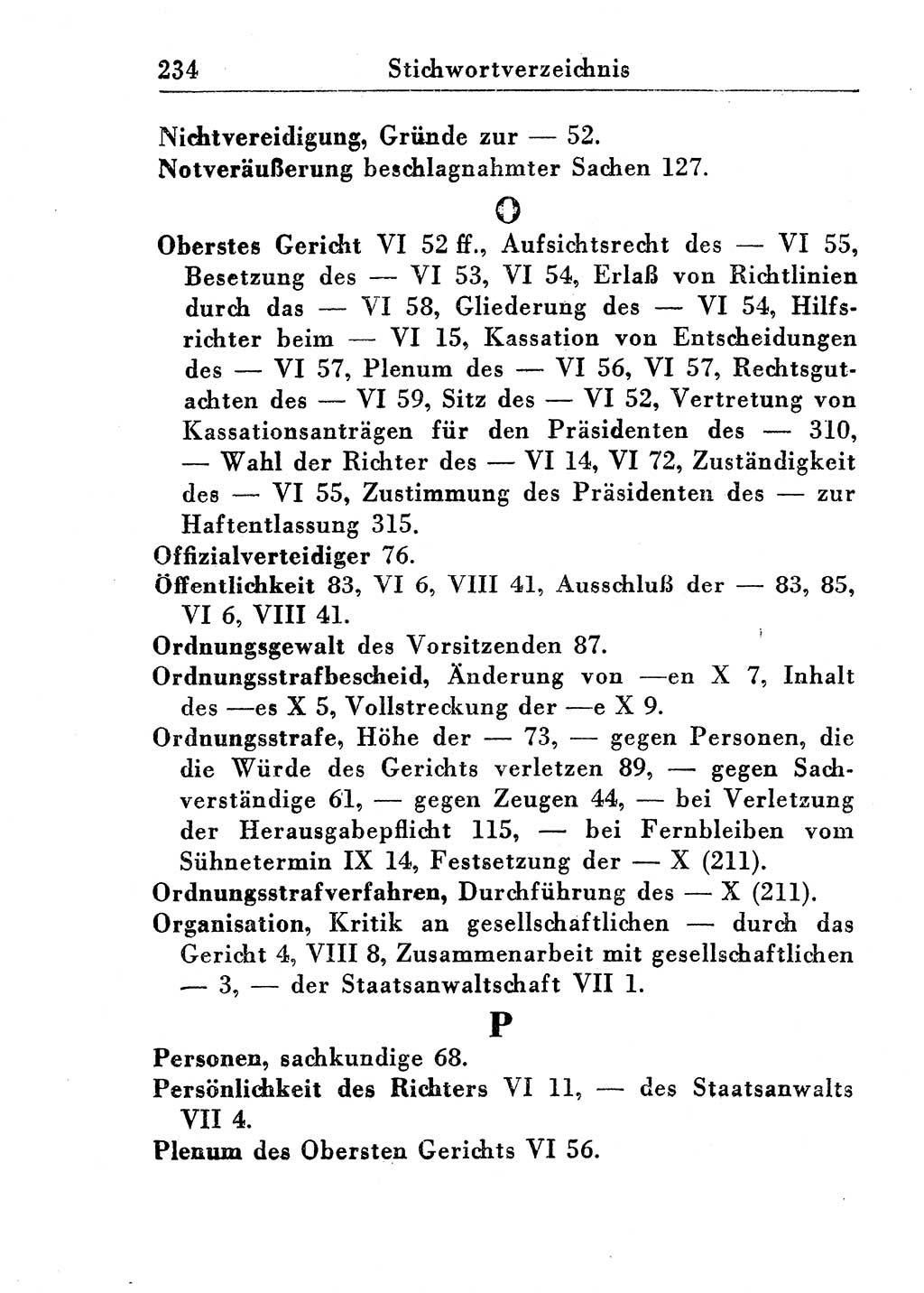 Strafprozeßordnung (StPO), Gerichtsverfassungsgesetz (GVG), Staatsanwaltsgesetz (StAG) und Jugendgerichtsgesetz (JGG) [Deutsche Demokratische Republik (DDR)] 1955, Seite 234 (StPO GVG StAG JGG DDR 1955, S. 234)