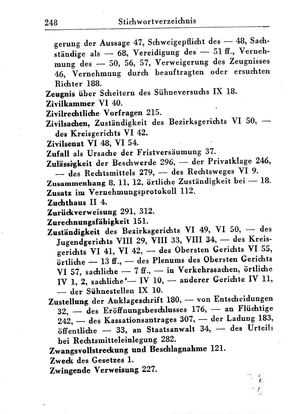 Strafprozeßordnung (StPO), Gerichtsverfassungsgesetz (GVG), Staatsanwaltsgesetz (StAG) und Jugendgerichtsgesetz (JGG) [Deutsche Demokratische Republik (DDR)] 1955, Seite 248 (StPO GVG StAG JGG DDR 1955, S. 248)