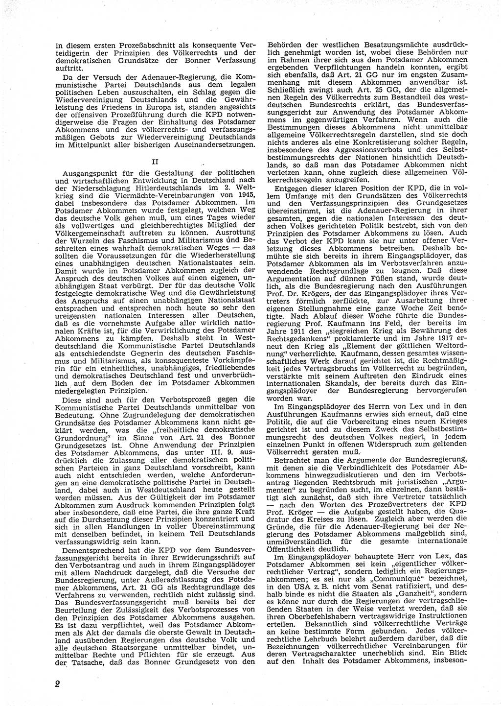 Neue Justiz (NJ), Zeitschrift für Recht und Rechtswissenschaft [Deutsche Demokratische Republik (DDR)], 9. Jahrgang 1955, Seite 2 (NJ DDR 1955, S. 2)