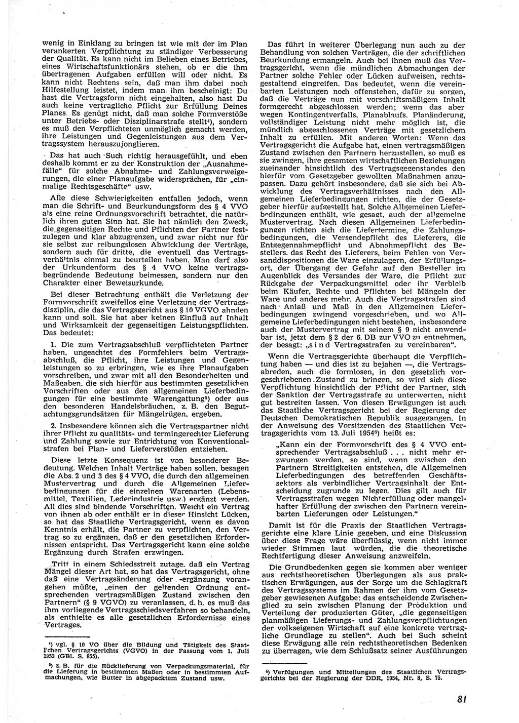 Neue Justiz (NJ), Zeitschrift für Recht und Rechtswissenschaft [Deutsche Demokratische Republik (DDR)], 9. Jahrgang 1955, Seite 81 (NJ DDR 1955, S. 81)