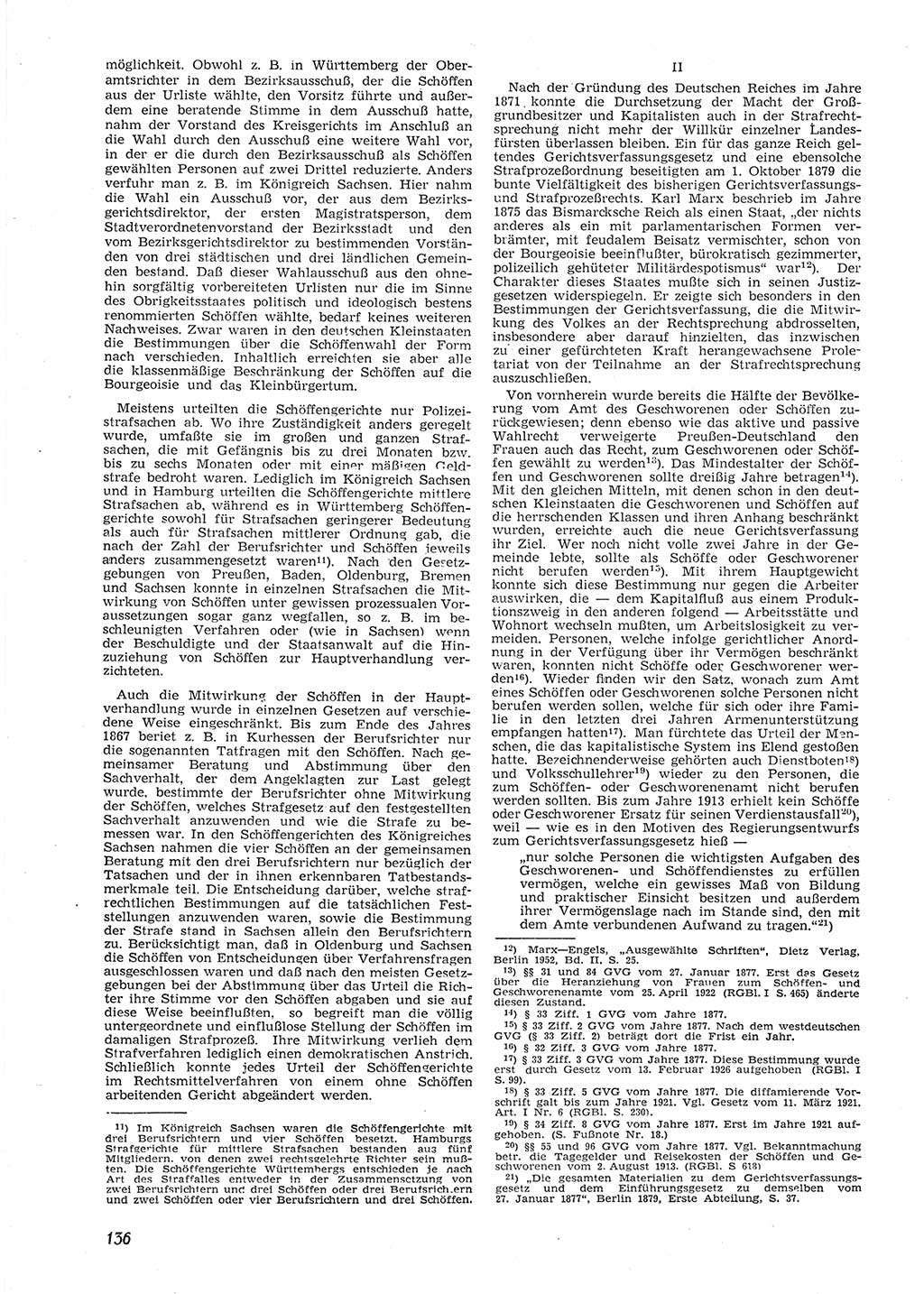 Neue Justiz (NJ), Zeitschrift für Recht und Rechtswissenschaft [Deutsche Demokratische Republik (DDR)], 9. Jahrgang 1955, Seite 136 (NJ DDR 1955, S. 136)