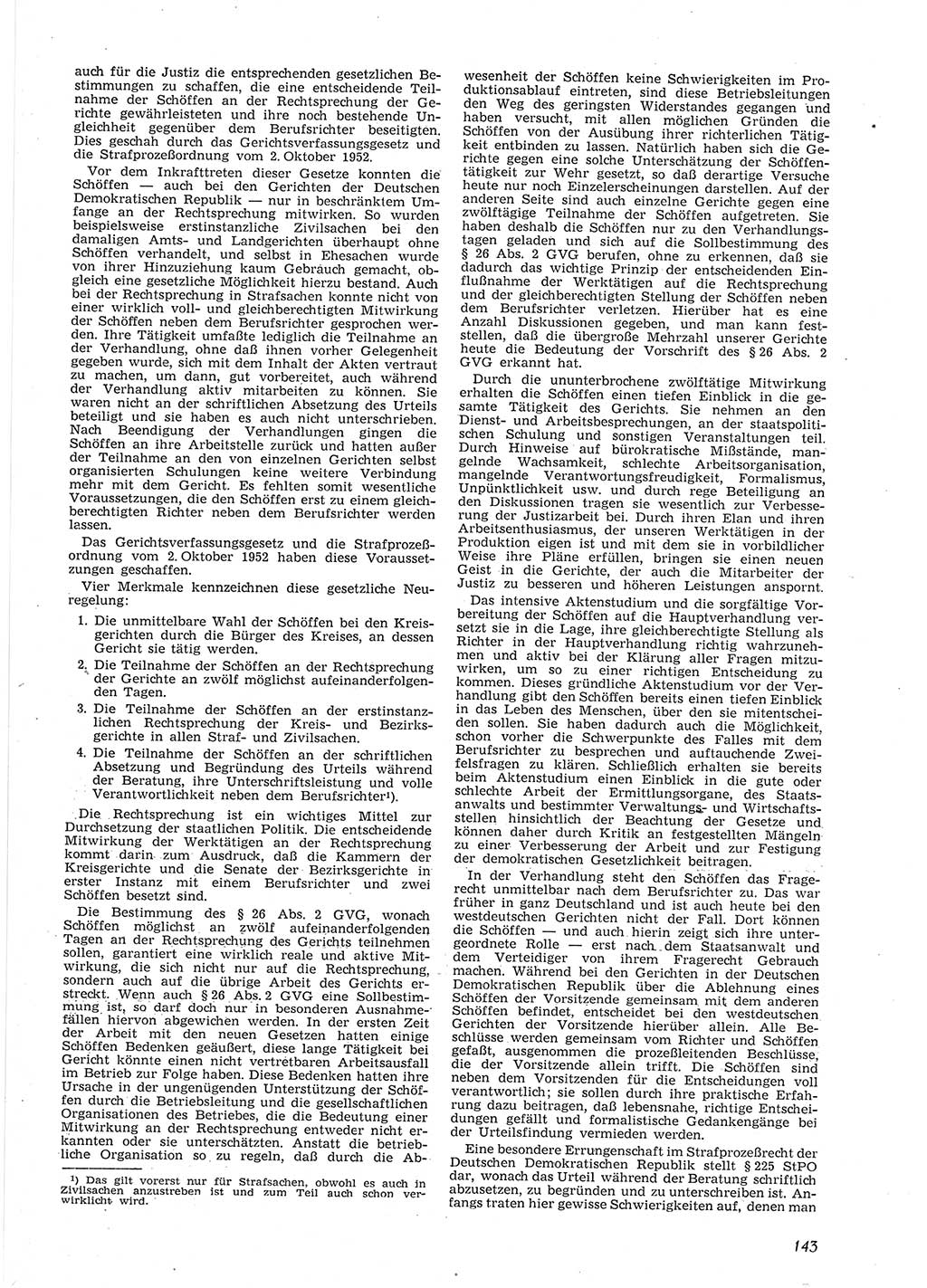 Neue Justiz (NJ), Zeitschrift für Recht und Rechtswissenschaft [Deutsche Demokratische Republik (DDR)], 9. Jahrgang 1955, Seite 143 (NJ DDR 1955, S. 143)
