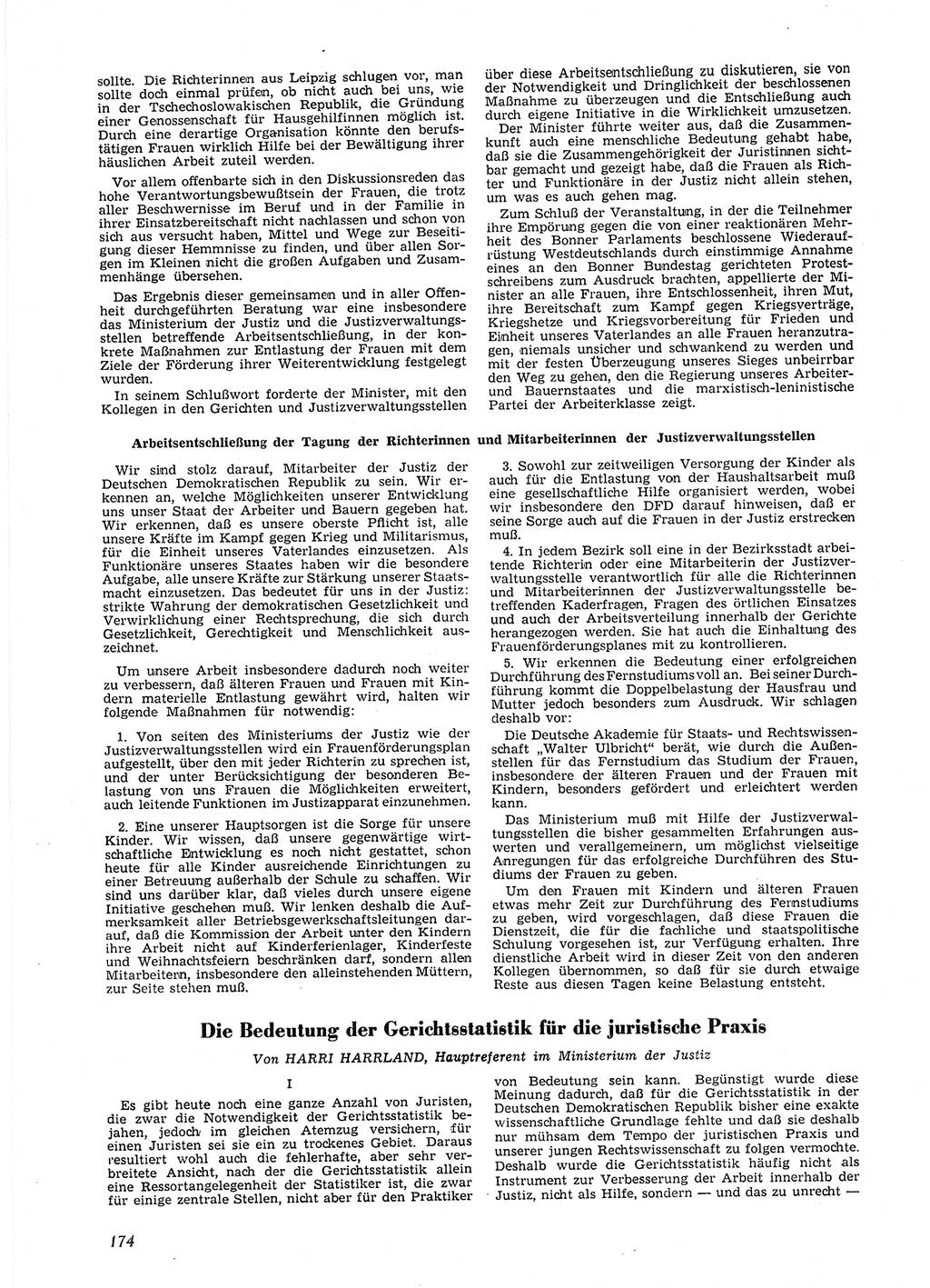 Neue Justiz (NJ), Zeitschrift für Recht und Rechtswissenschaft [Deutsche Demokratische Republik (DDR)], 9. Jahrgang 1955, Seite 174 (NJ DDR 1955, S. 174)