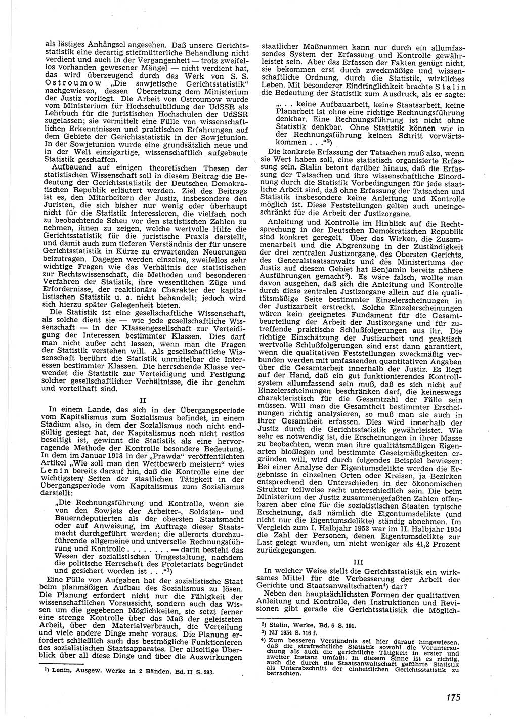 Neue Justiz (NJ), Zeitschrift für Recht und Rechtswissenschaft [Deutsche Demokratische Republik (DDR)], 9. Jahrgang 1955, Seite 175 (NJ DDR 1955, S. 175)