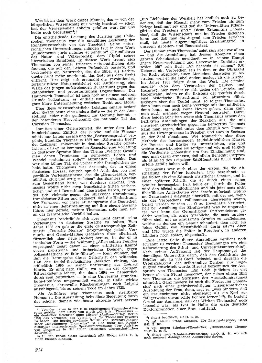 Neue Justiz (NJ), Zeitschrift für Recht und Rechtswissenschaft [Deutsche Demokratische Republik (DDR)], 9. Jahrgang 1955, Seite 214 (NJ DDR 1955, S. 214)