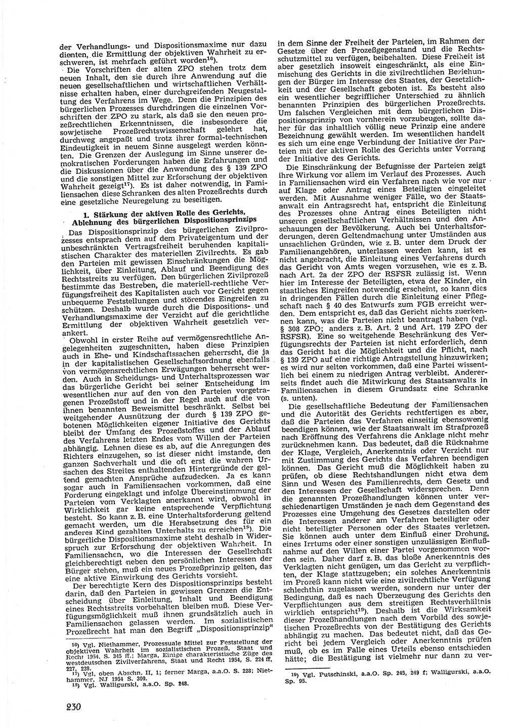 Neue Justiz (NJ), Zeitschrift für Recht und Rechtswissenschaft [Deutsche Demokratische Republik (DDR)], 9. Jahrgang 1955, Seite 230 (NJ DDR 1955, S. 230)