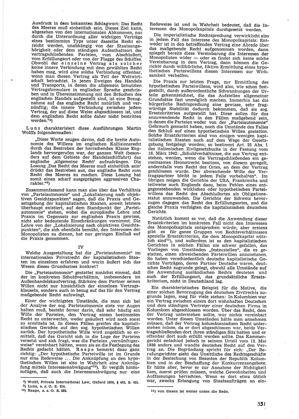 Neue Justiz (NJ), Zeitschrift für Recht und Rechtswissenschaft [Deutsche Demokratische Republik (DDR)], 9. Jahrgang 1955, Seite 331 (NJ DDR 1955, S. 331)