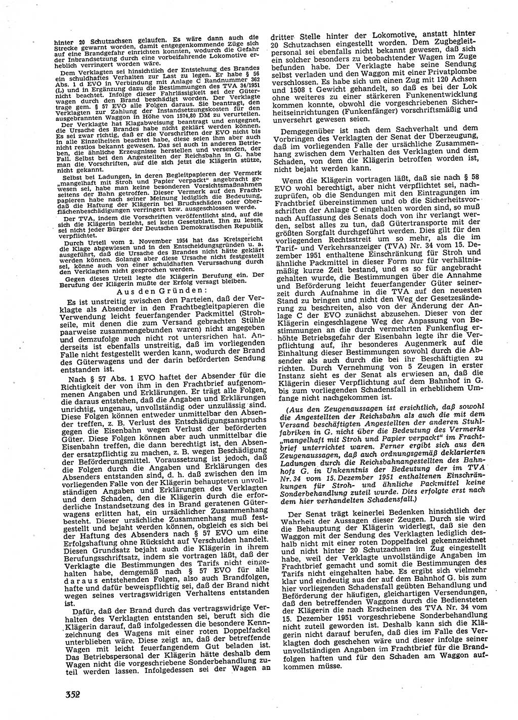Neue Justiz (NJ), Zeitschrift für Recht und Rechtswissenschaft [Deutsche Demokratische Republik (DDR)], 9. Jahrgang 1955, Seite 352 (NJ DDR 1955, S. 352)