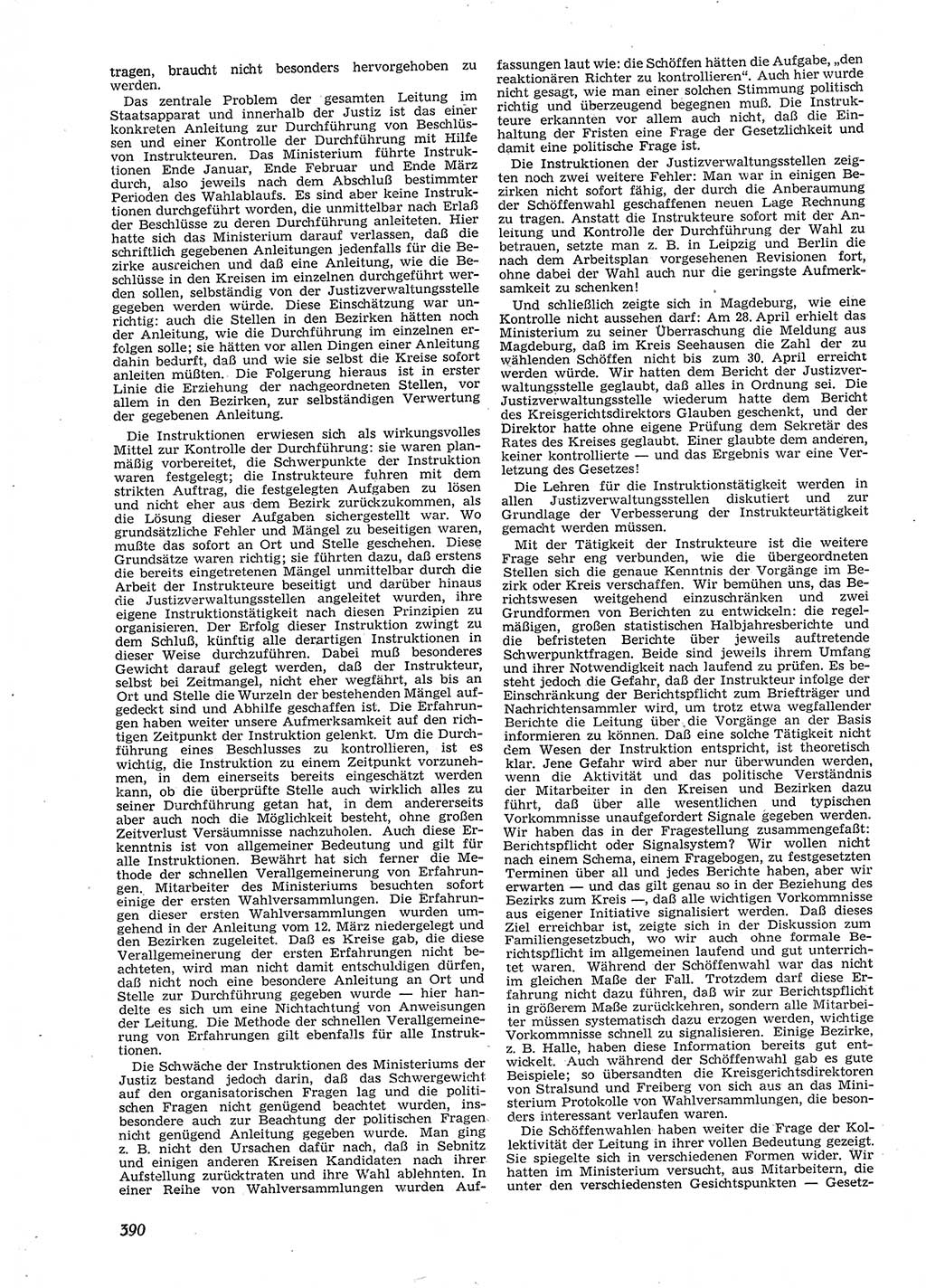 Neue Justiz (NJ), Zeitschrift für Recht und Rechtswissenschaft [Deutsche Demokratische Republik (DDR)], 9. Jahrgang 1955, Seite 390 (NJ DDR 1955, S. 390)