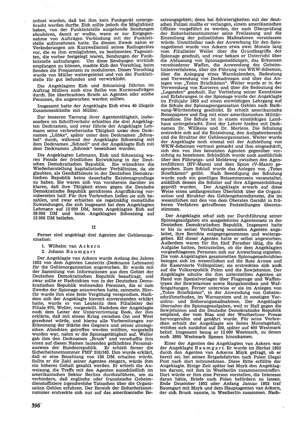 Neue Justiz (NJ), Zeitschrift für Recht und Rechtswissenschaft [Deutsche Demokratische Republik (DDR)], 9. Jahrgang 1955, Seite 396 (NJ DDR 1955, S. 396)