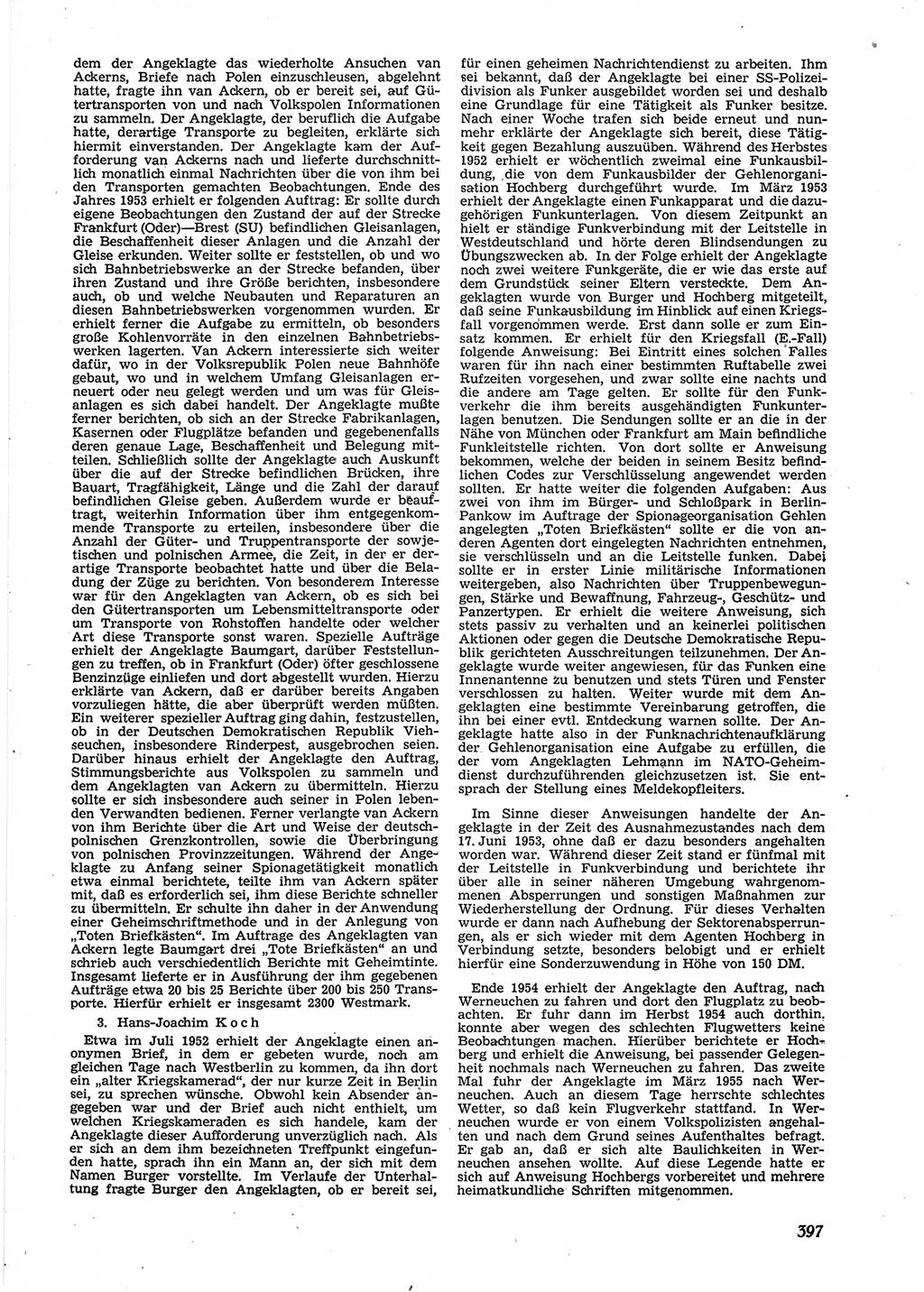 Neue Justiz (NJ), Zeitschrift für Recht und Rechtswissenschaft [Deutsche Demokratische Republik (DDR)], 9. Jahrgang 1955, Seite 397 (NJ DDR 1955, S. 397)