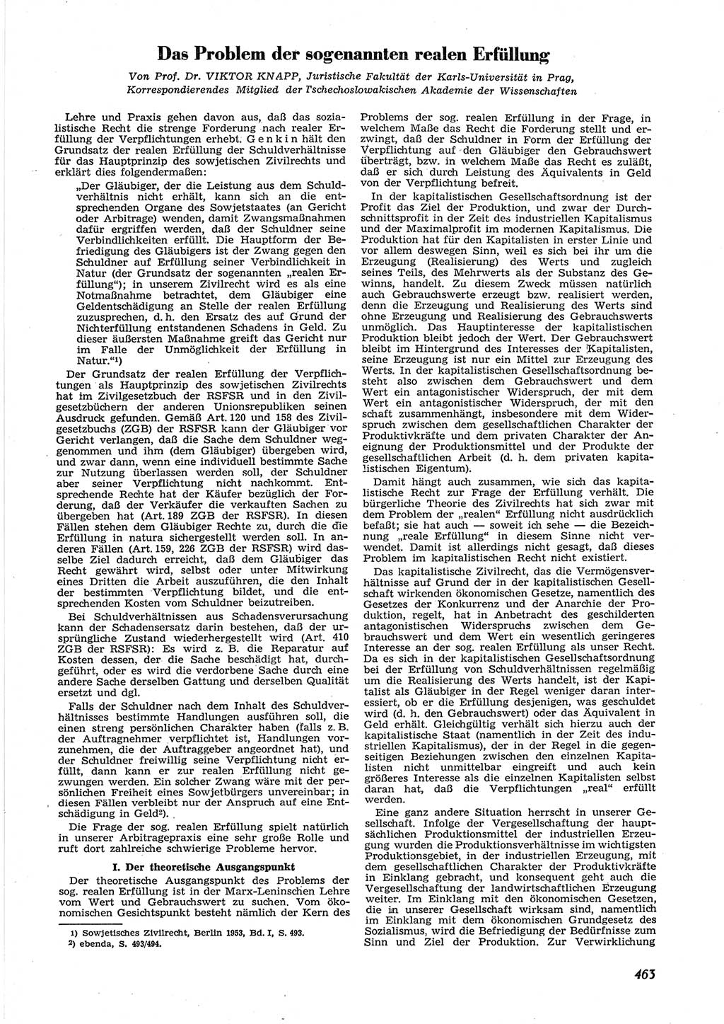 Neue Justiz (NJ), Zeitschrift für Recht und Rechtswissenschaft [Deutsche Demokratische Republik (DDR)], 9. Jahrgang 1955, Seite 463 (NJ DDR 1955, S. 463)