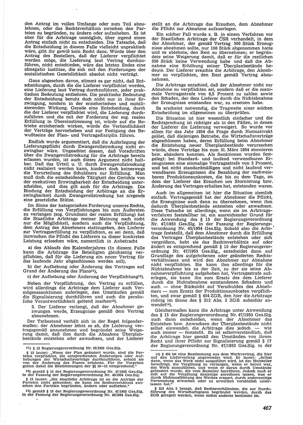 Neue Justiz (NJ), Zeitschrift für Recht und Rechtswissenschaft [Deutsche Demokratische Republik (DDR)], 9. Jahrgang 1955, Seite 467 (NJ DDR 1955, S. 467)