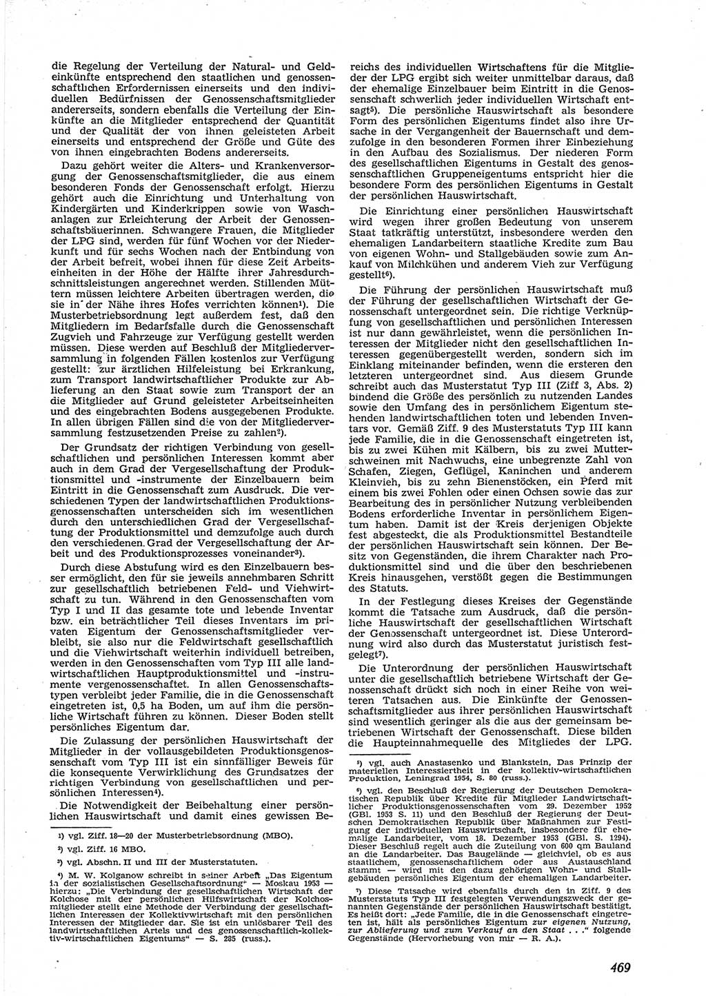 Neue Justiz (NJ), Zeitschrift für Recht und Rechtswissenschaft [Deutsche Demokratische Republik (DDR)], 9. Jahrgang 1955, Seite 469 (NJ DDR 1955, S. 469)