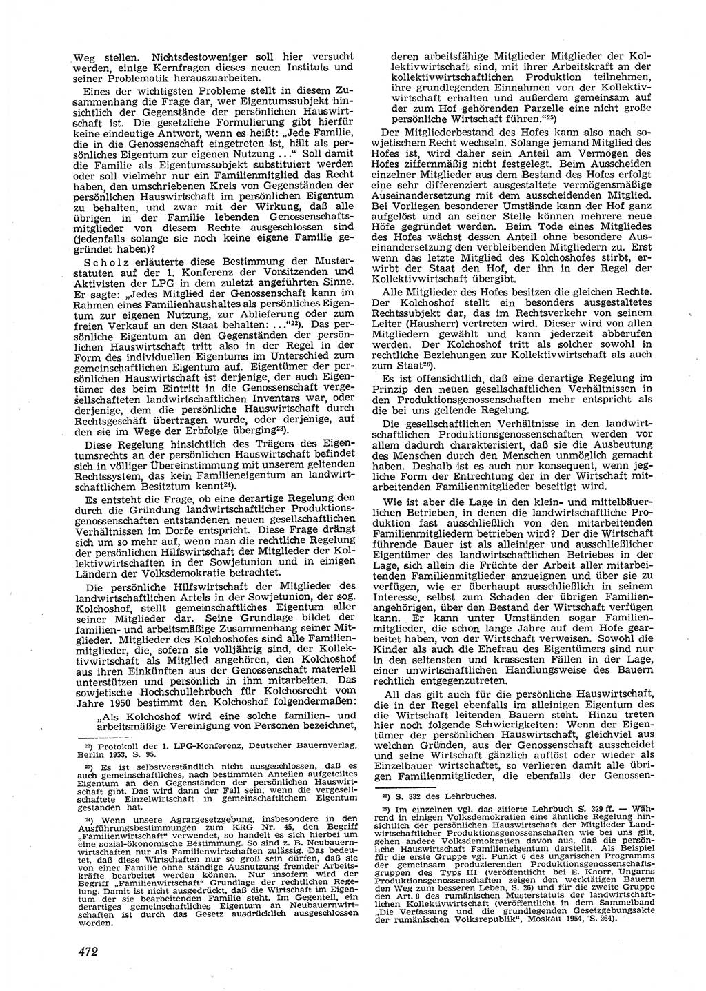 Neue Justiz (NJ), Zeitschrift für Recht und Rechtswissenschaft [Deutsche Demokratische Republik (DDR)], 9. Jahrgang 1955, Seite 472 (NJ DDR 1955, S. 472)