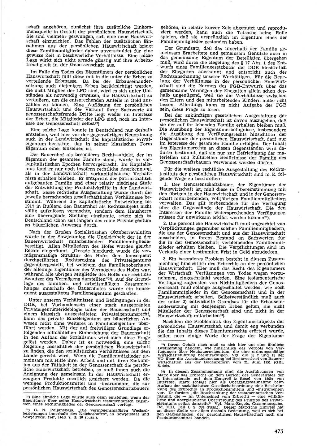 Neue Justiz (NJ), Zeitschrift für Recht und Rechtswissenschaft [Deutsche Demokratische Republik (DDR)], 9. Jahrgang 1955, Seite 473 (NJ DDR 1955, S. 473)