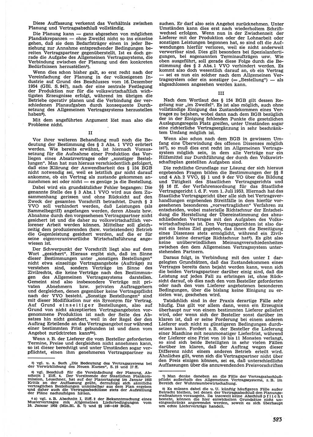 Neue Justiz (NJ), Zeitschrift für Recht und Rechtswissenschaft [Deutsche Demokratische Republik (DDR)], 9. Jahrgang 1955, Seite 523 (NJ DDR 1955, S. 523)