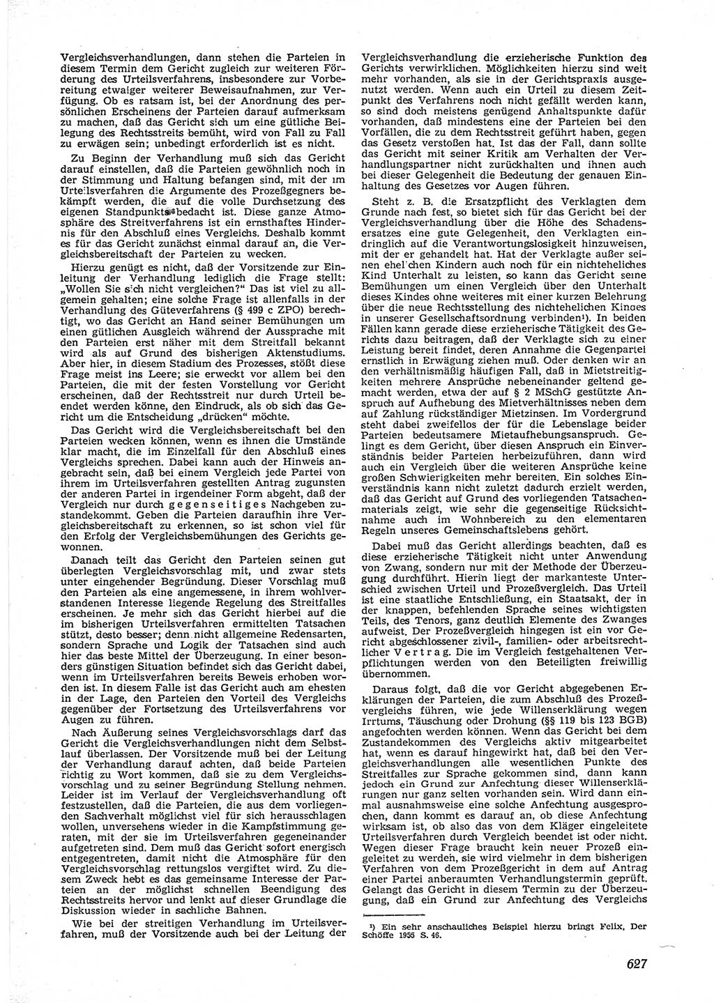 Neue Justiz (NJ), Zeitschrift für Recht und Rechtswissenschaft [Deutsche Demokratische Republik (DDR)], 9. Jahrgang 1955, Seite 627 (NJ DDR 1955, S. 627)