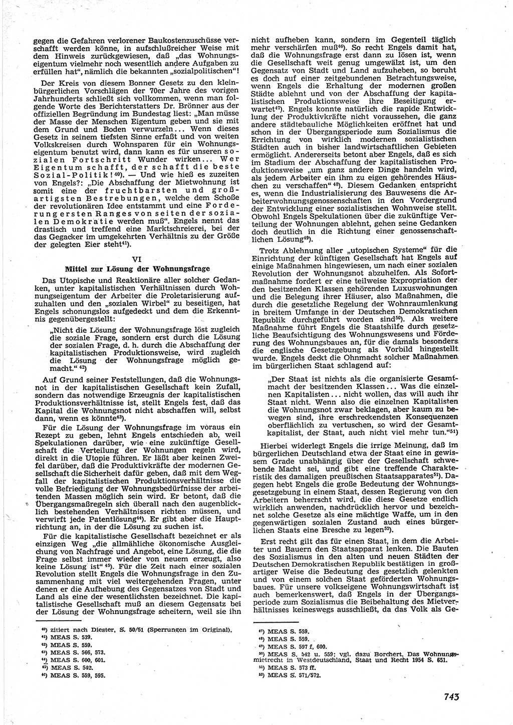 Neue Justiz (NJ), Zeitschrift für Recht und Rechtswissenschaft [Deutsche Demokratische Republik (DDR)], 9. Jahrgang 1955, Seite 743 (NJ DDR 1955, S. 743)