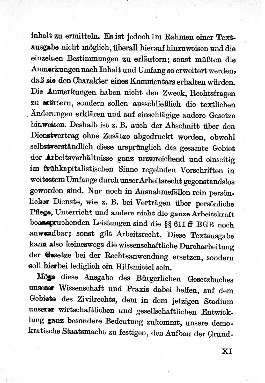 Einleitung Bürgerliches Gesetzbuch (BGB) nebst wichtigen Nebengesetzen [Deutsche Demokratische Republik (DDR)] 1956, Seite 11 (Einl. BGB Nebenges. DDR 1956, S. 11)