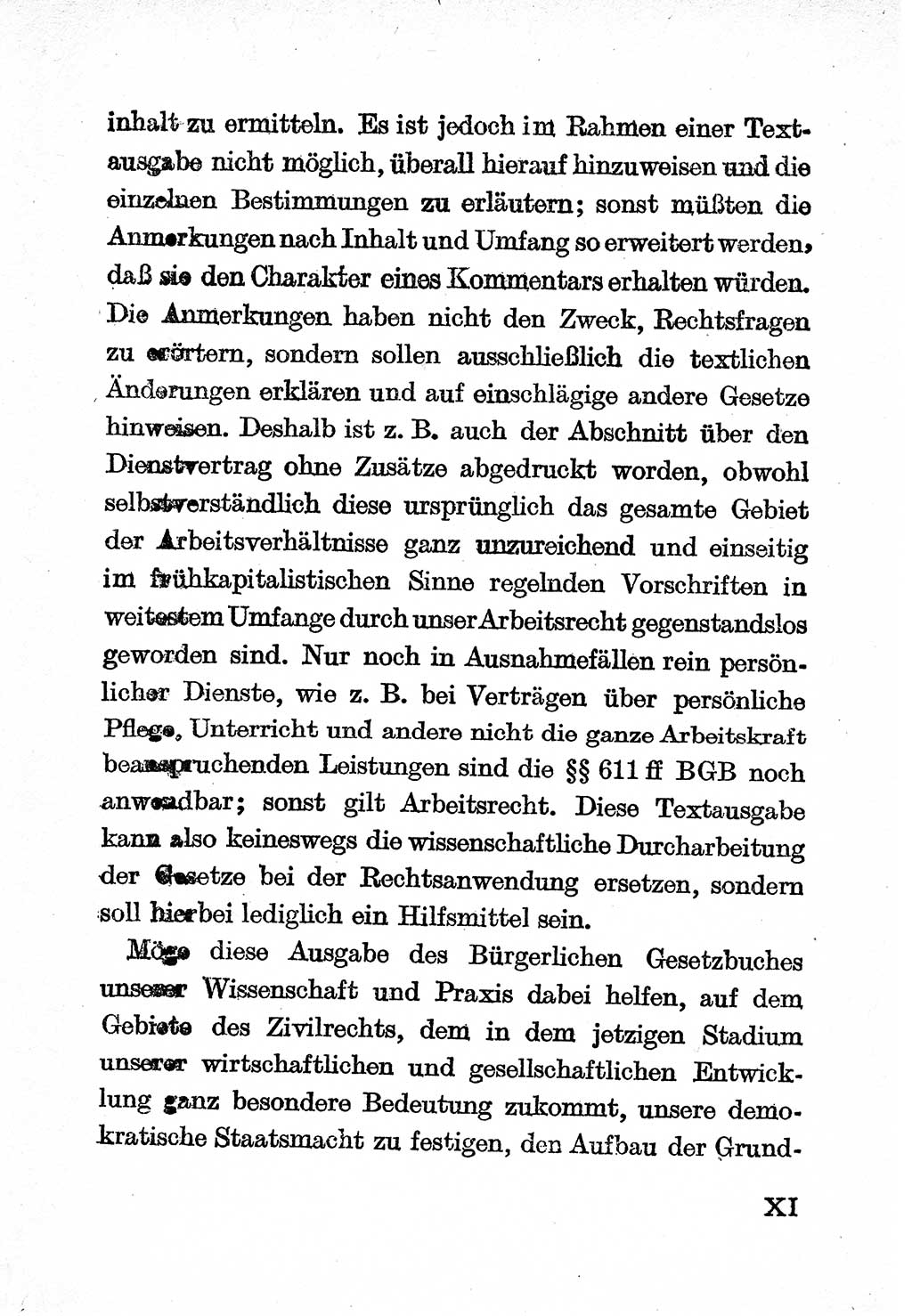 Einleitung Bürgerliches Gesetzbuch (BGB) nebst wichtigen Nebengesetzen [Deutsche Demokratische Republik (DDR)] 1956, Seite 11 (Einl. BGB Nebenges. DDR 1956, S. 11)