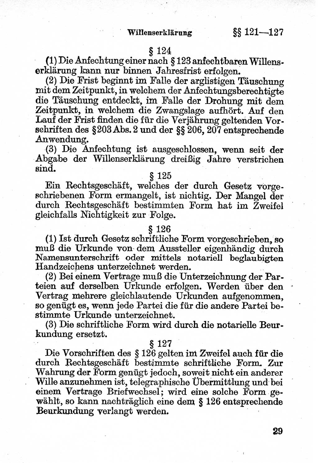 Bürgerliches Gesetzbuch (BGB) nebst wichtigen Nebengesetzen [Deutsche Demokratische Republik (DDR)] 1956, Seite 29 (BGB Nebenges. DDR 1956, S. 29)