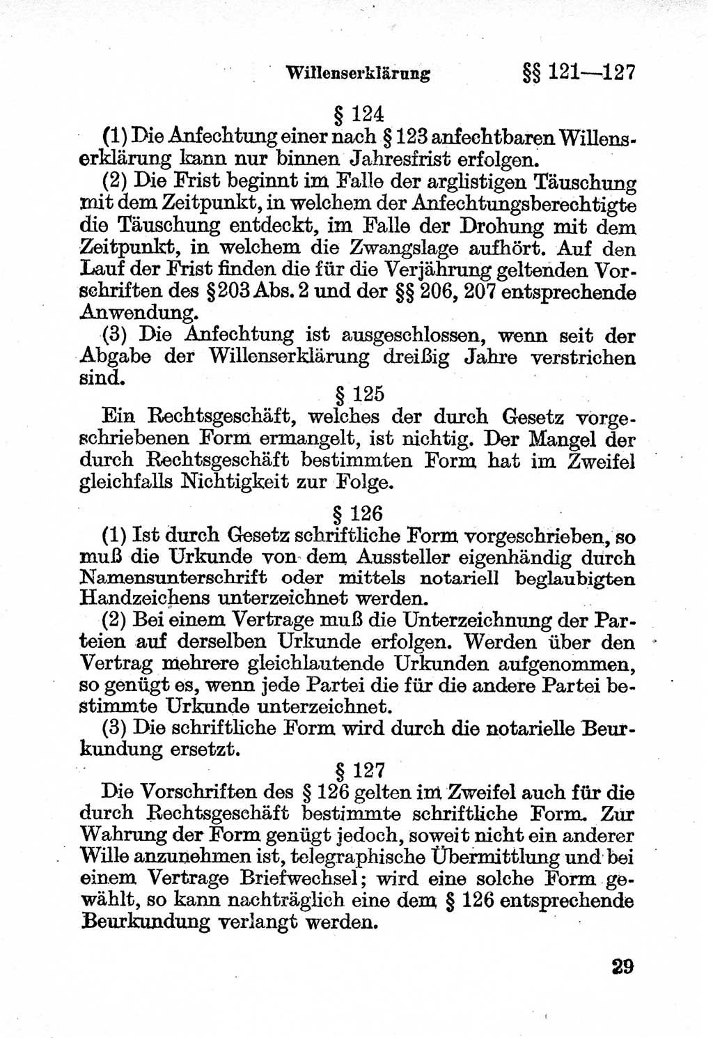 Bürgerliches Gesetzbuch (BGB) nebst wichtigen Nebengesetzen [Deutsche Demokratische Republik (DDR)] 1956, Seite 29 (BGB Nebenges. DDR 1956, S. 29)