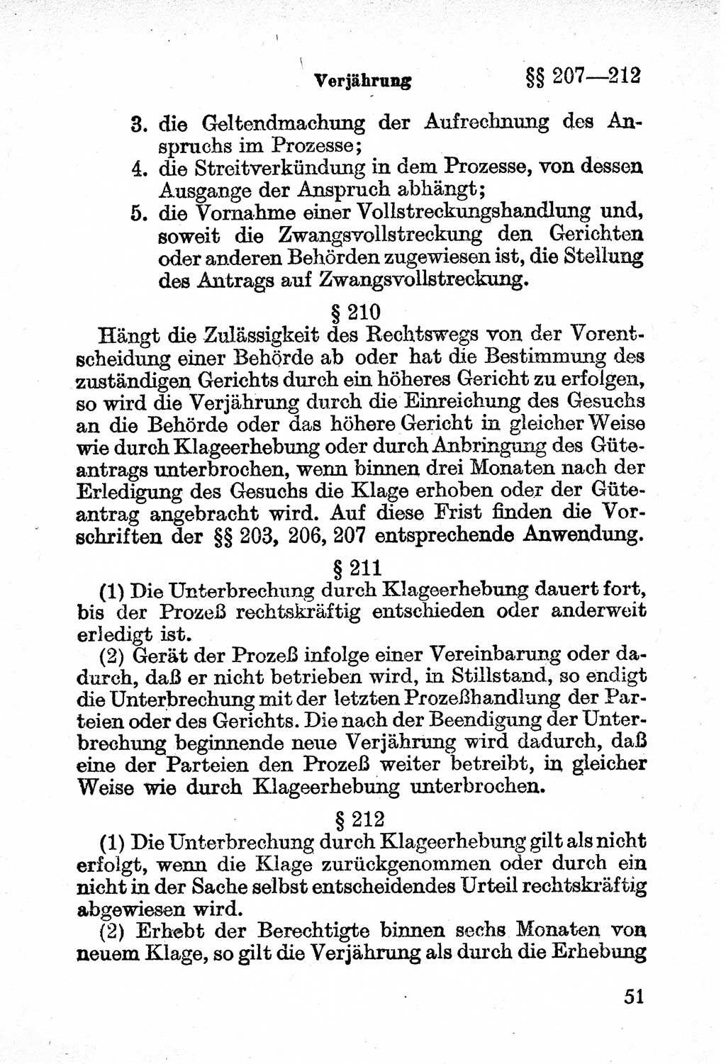 Bürgerliches Gesetzbuch (BGB) nebst wichtigen Nebengesetzen [Deutsche Demokratische Republik (DDR)] 1956, Seite 51 (BGB Nebenges. DDR 1956, S. 51)