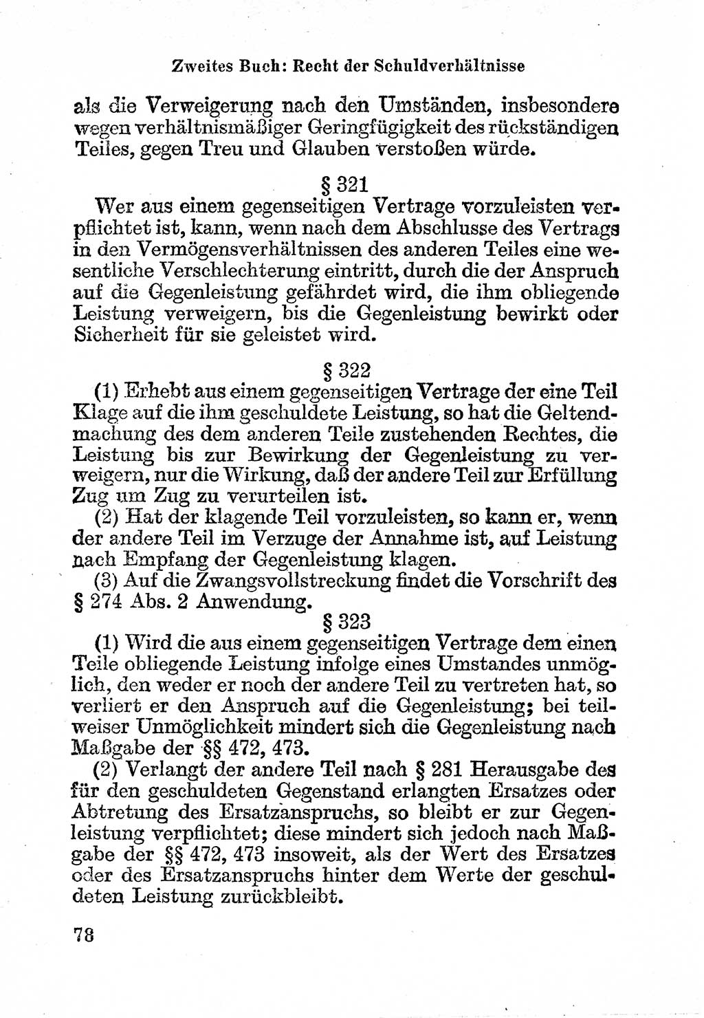 Bürgerliches Gesetzbuch (BGB) nebst wichtigen Nebengesetzen [Deutsche Demokratische Republik (DDR)] 1956, Seite 78 (BGB Nebenges. DDR 1956, S. 78)