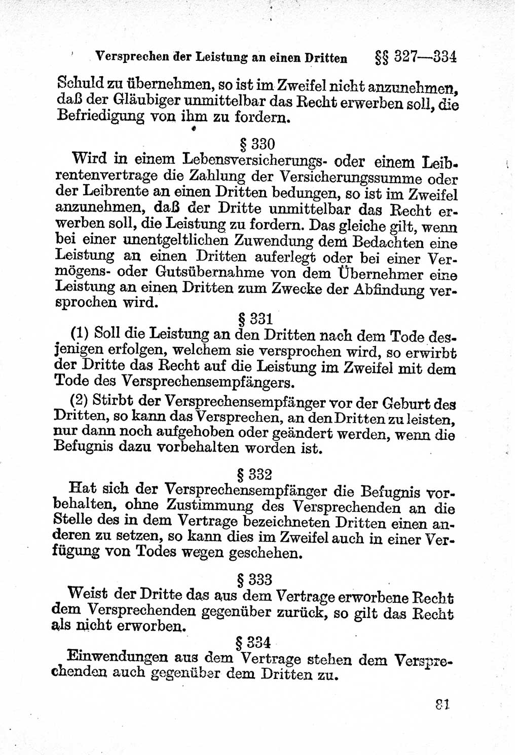 Bürgerliches Gesetzbuch (BGB) nebst wichtigen Nebengesetzen [Deutsche Demokratische Republik (DDR)] 1956, Seite 81 (BGB Nebenges. DDR 1956, S. 81)