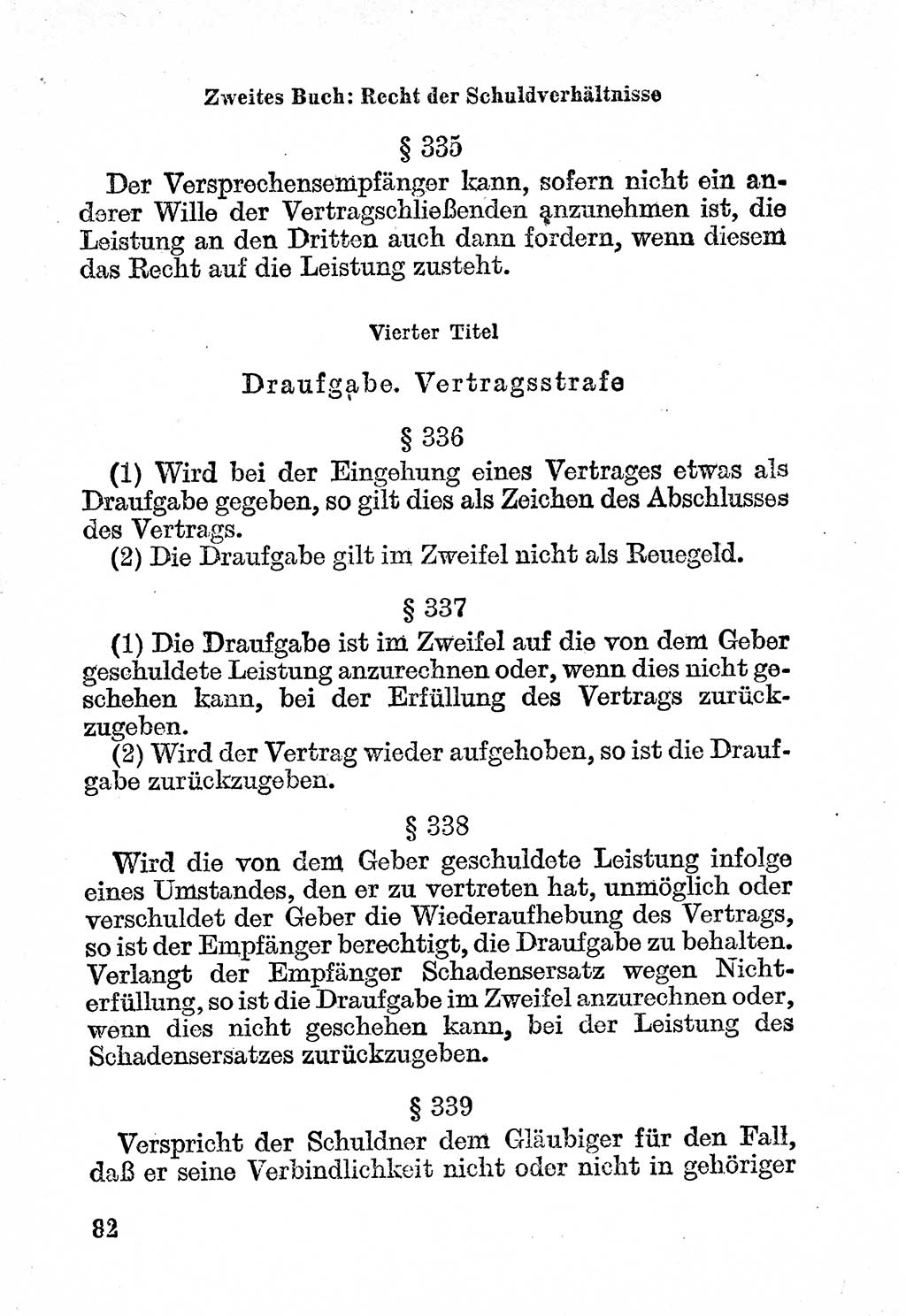 Bürgerliches Gesetzbuch (BGB) nebst wichtigen Nebengesetzen [Deutsche Demokratische Republik (DDR)] 1956, Seite 82 (BGB Nebenges. DDR 1956, S. 82)