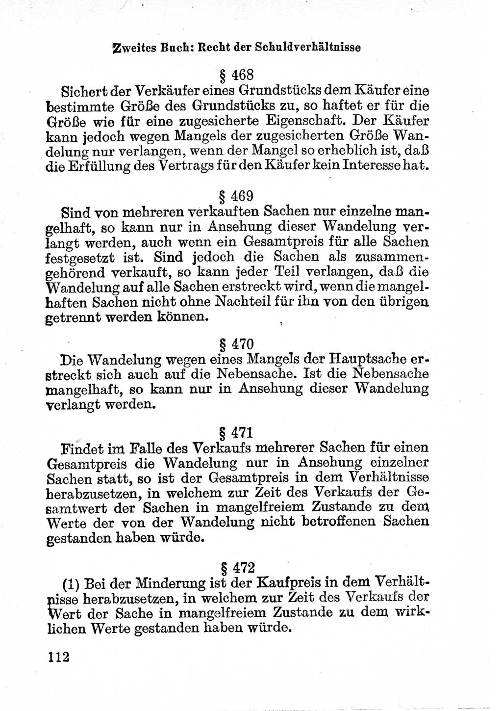 Bürgerliches Gesetzbuch (BGB) nebst wichtigen Nebengesetzen [Deutsche Demokratische Republik (DDR)] 1956, Seite 112 (BGB Nebenges. DDR 1956, S. 112)