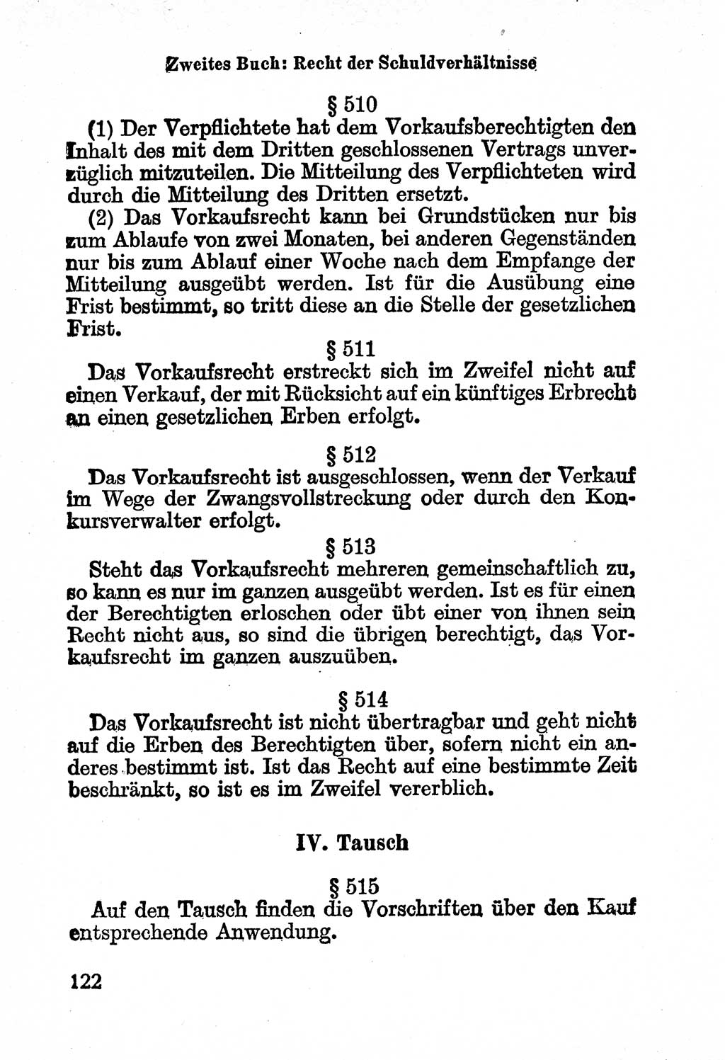 Bürgerliches Gesetzbuch (BGB) nebst wichtigen Nebengesetzen [Deutsche Demokratische Republik (DDR)] 1956, Seite 122 (BGB Nebenges. DDR 1956, S. 122)