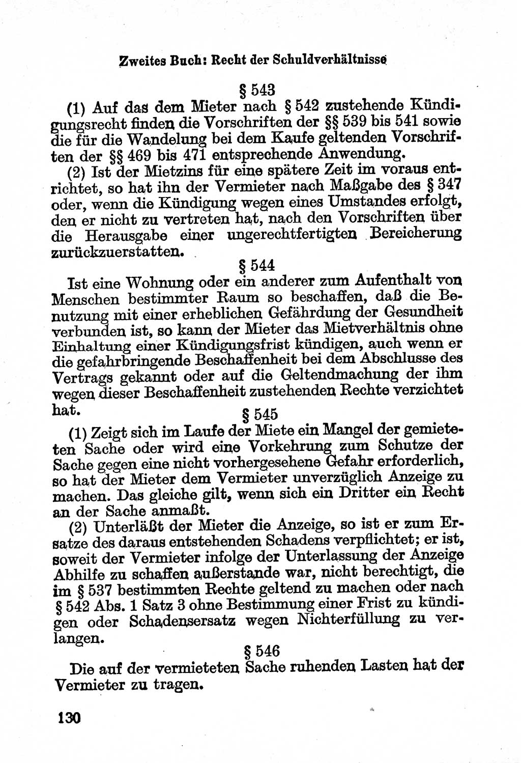 Bürgerliches Gesetzbuch (BGB) nebst wichtigen Nebengesetzen [Deutsche Demokratische Republik (DDR)] 1956, Seite 130 (BGB Nebenges. DDR 1956, S. 130)