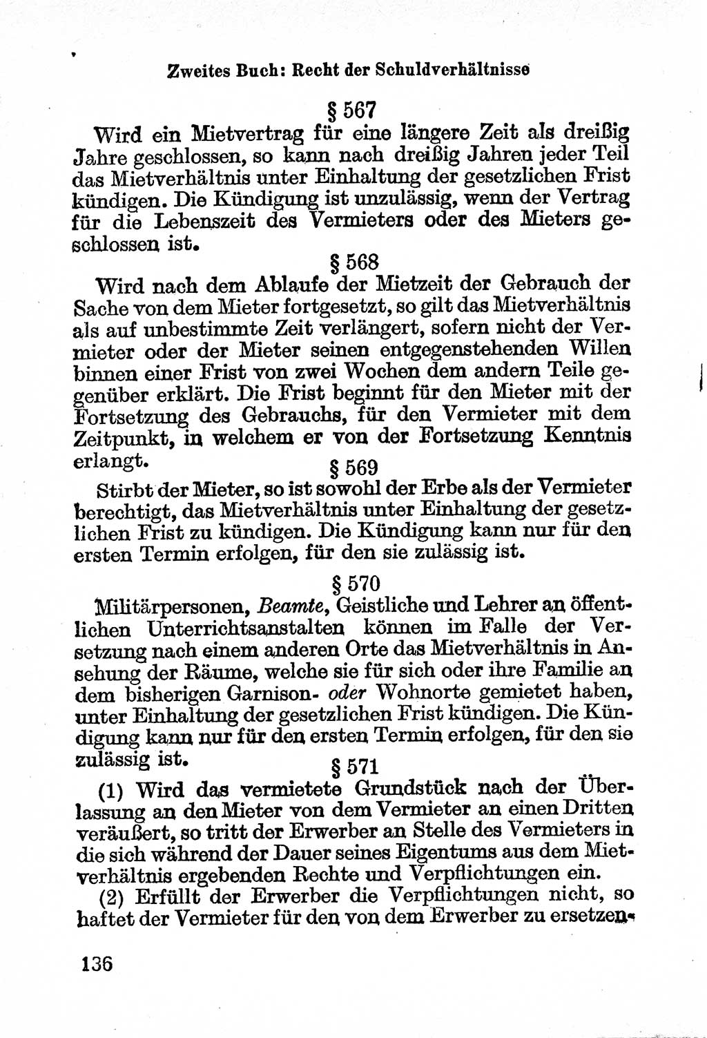 Bürgerliches Gesetzbuch (BGB) nebst wichtigen Nebengesetzen [Deutsche Demokratische Republik (DDR)] 1956, Seite 136 (BGB Nebenges. DDR 1956, S. 136)