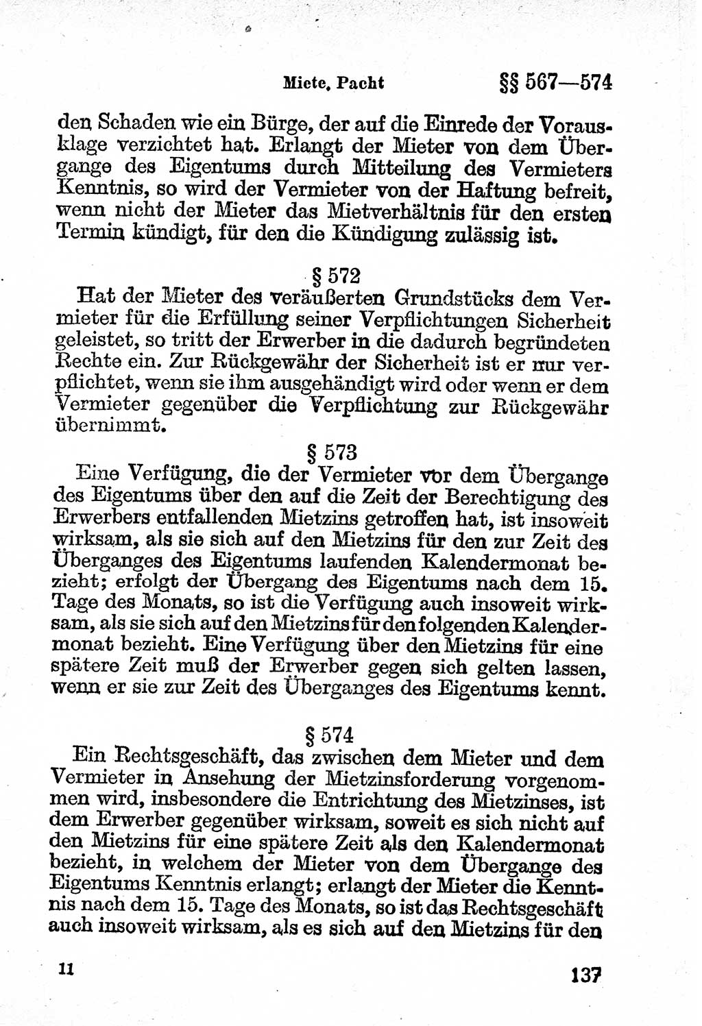 Bürgerliches Gesetzbuch (BGB) nebst wichtigen Nebengesetzen [Deutsche Demokratische Republik (DDR)] 1956, Seite 137 (BGB Nebenges. DDR 1956, S. 137)