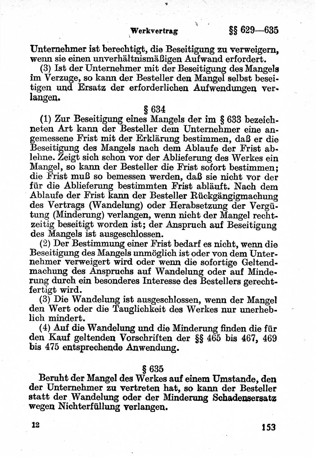 Bürgerliches Gesetzbuch (BGB) nebst wichtigen Nebengesetzen [Deutsche Demokratische Republik (DDR)] 1956, Seite 153 (BGB Nebenges. DDR 1956, S. 153)