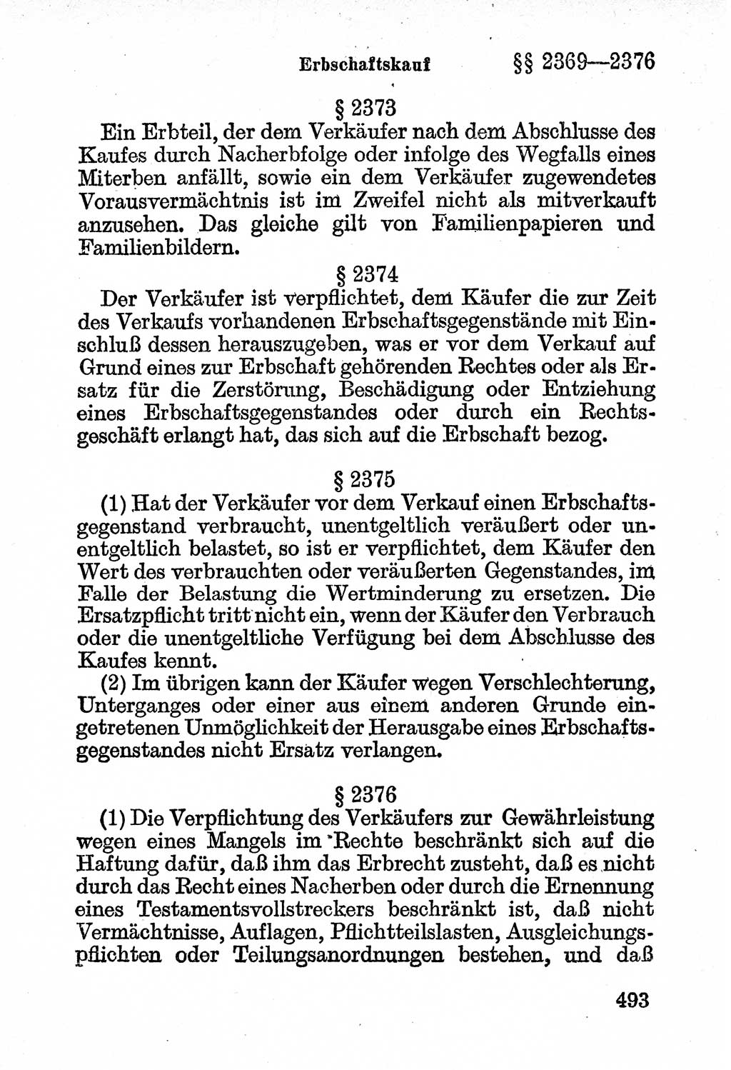 Bürgerliches Gesetzbuch (BGB) nebst wichtigen Nebengesetzen [Deutsche Demokratische Republik (DDR)] 1956, Seite 493 (BGB Nebenges. DDR 1956, S. 493)