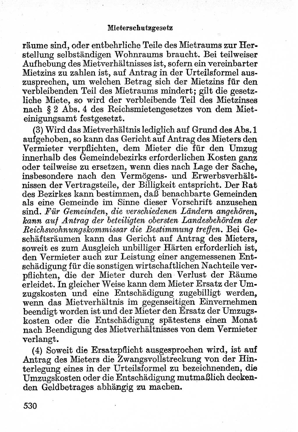 Bürgerliches Gesetzbuch (BGB) nebst wichtigen Nebengesetzen [Deutsche Demokratische Republik (DDR)] 1956, Seite 530 (BGB Nebenges. DDR 1956, S. 530)