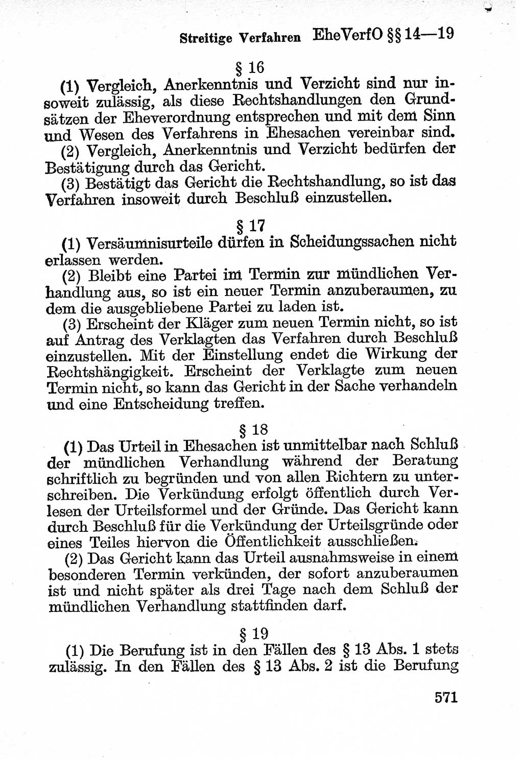 Bürgerliches Gesetzbuch (BGB) nebst wichtigen Nebengesetzen [Deutsche Demokratische Republik (DDR)] 1956, Seite 571 (BGB Nebenges. DDR 1956, S. 571)