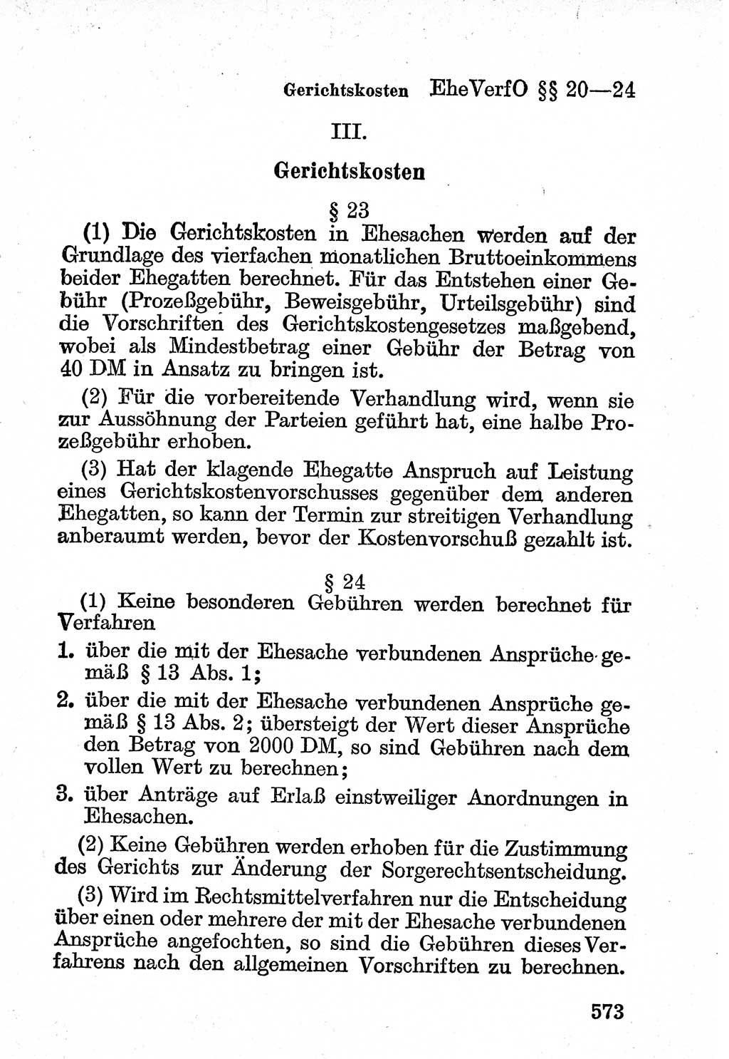 Bürgerliches Gesetzbuch (BGB) nebst wichtigen Nebengesetzen [Deutsche Demokratische Republik (DDR)] 1956, Seite 573 (BGB Nebenges. DDR 1956, S. 573)