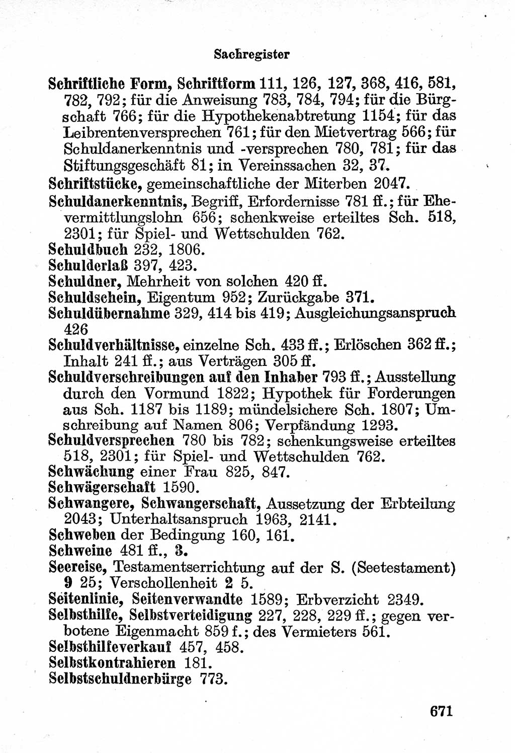 Bürgerliches Gesetzbuch (BGB) nebst wichtigen Nebengesetzen [Deutsche Demokratische Republik (DDR)] 1956, Seite 671 (BGB Nebenges. DDR 1956, S. 671)